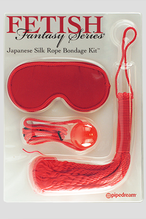 Bondage Kit Japanese Silk Rope Rosso