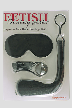 Bondage Kit Japanese Silk Rope Nero