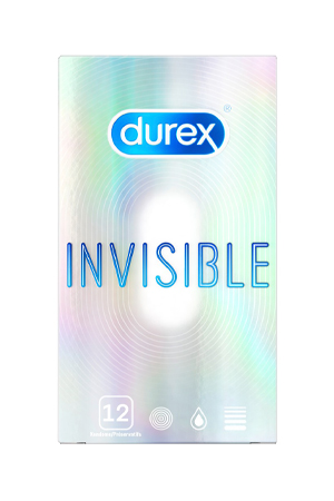 Profilattici Ultra Sottili Durex Invisible 12pz
