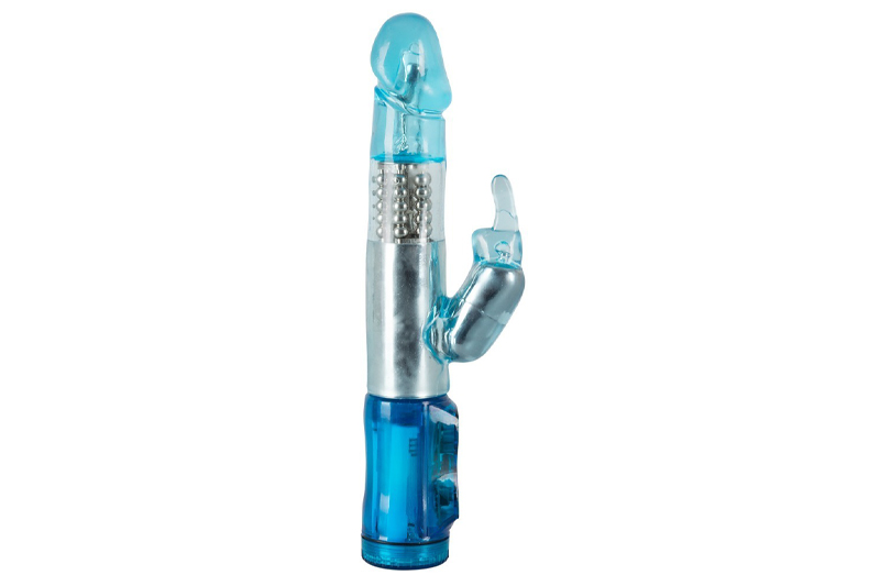 Vibratore Rabbit Crazy Clit Tickler 21cm Blue