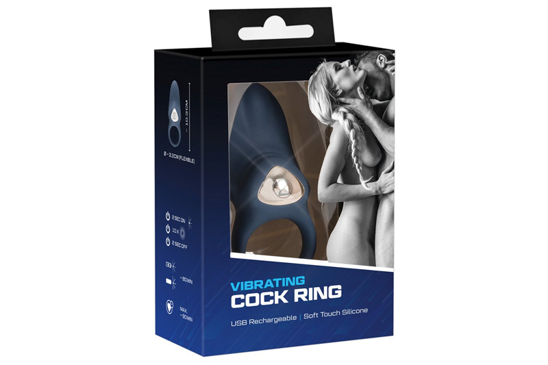 Anello Fallico Vibrante Cock Ring Blu