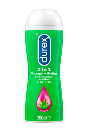 Olio per Massaggi Durex Play 2 in 1 Aloe 200ml