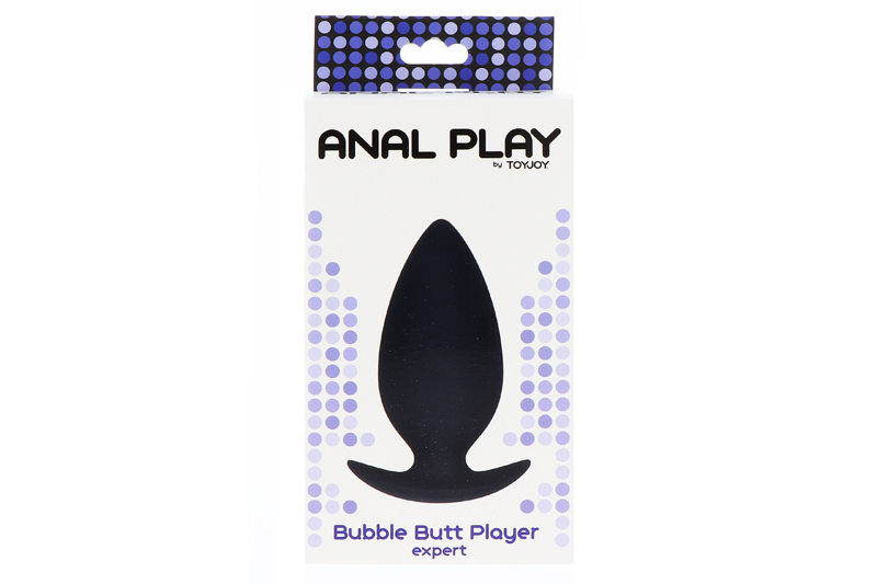 Plug Anale Bubble Butt Expert 10cm Nero