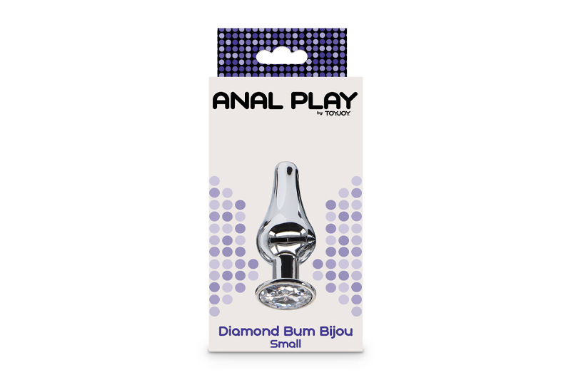 Plug Anale in Metallo Diamond Bum Bijou Small
