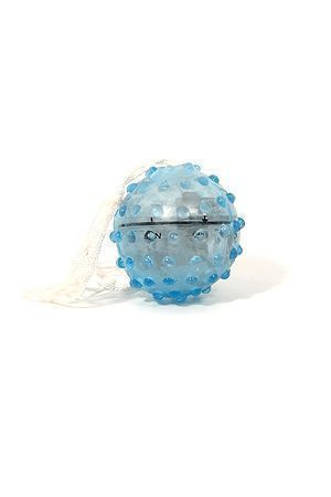 Pallina Space Ball Azzurra 3,5cm Vibrante
