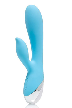 Vibratore Rabbit Zenn Smooth and Fast 20cm Azzurro