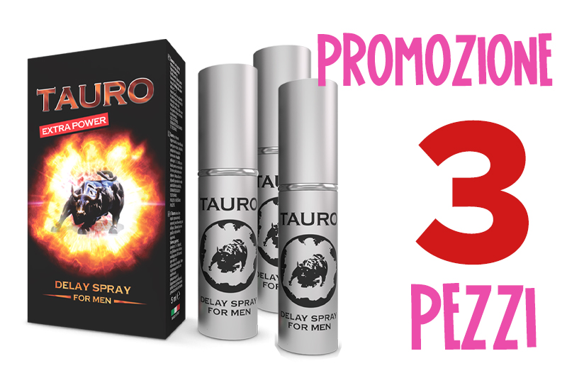 Spray Ritardante Tauro Extra Power 5ml 3 PEZZI