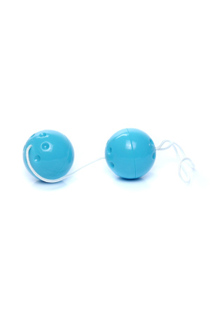 Palline con Sfera Interna Duo Balls 3,5cm Azzurre