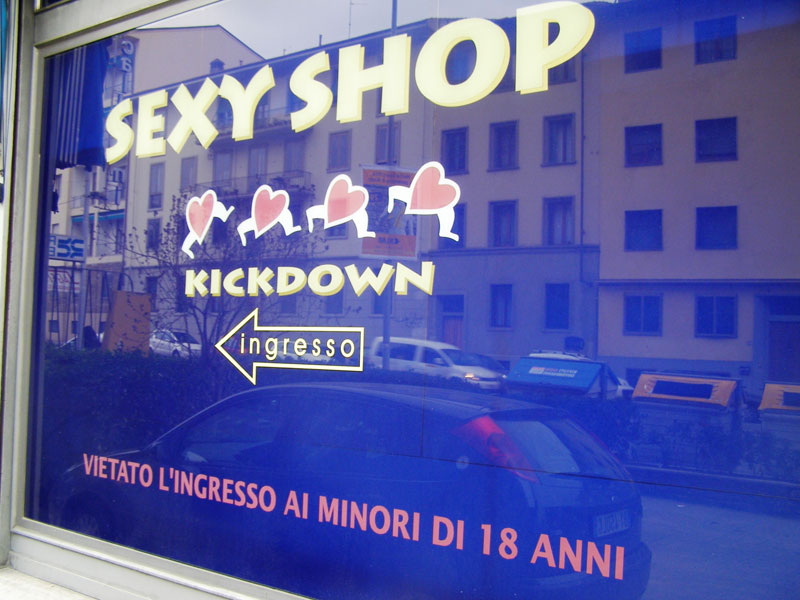 Punto vendita Sexy Shop Kickdown di Firenze